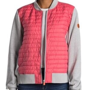 Save the Duck Burn Plumtech Certilogo‎ Jacket  Pink Gray Size 4 XL